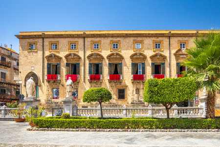 PALERMO, ITALY - JULY 18, 2023: Diocesan Museum in historic center in capital of Sicily.のeditorial素材