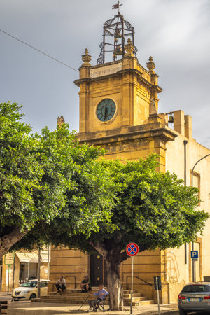 MAZARA DEL VALLO, ITALY - JULY 8, 2023: Church of Santa Maria delle Grazie.のeditorial素材