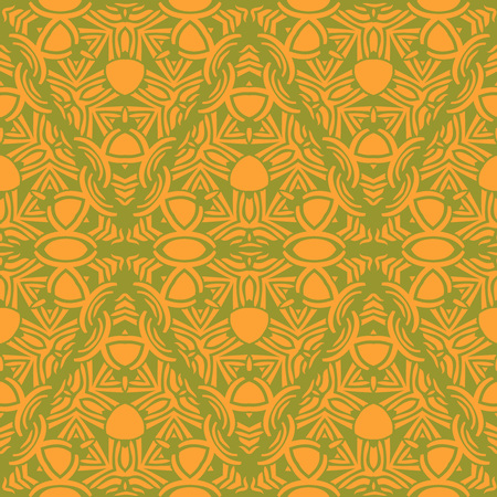 Abstract seamless pattern. Repeating ornament for packaging design, textile prints, wallpapers. Vector illustration Vector illustrationのイラスト素材