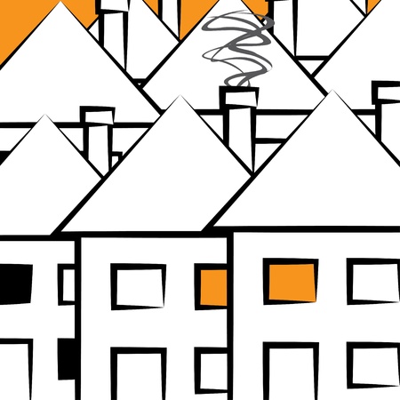 houses of the city  backgroundの写真素材