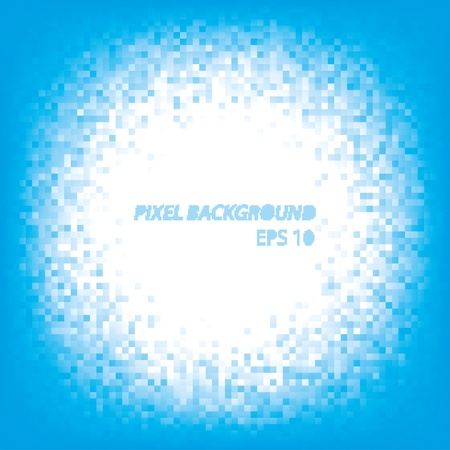 round pixel frame  background  のイラスト素材