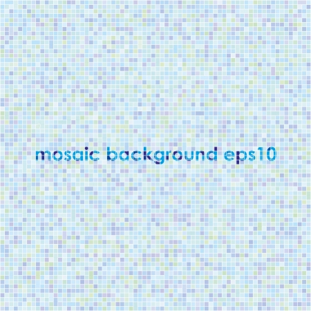 Illustration for mosaic background  blue   - Royalty Free Image