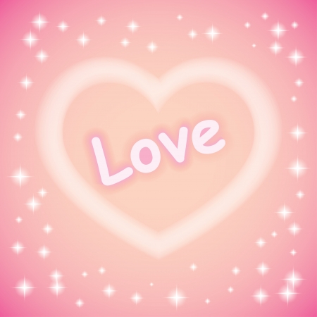 heart. tender pink background eps10のイラスト素材