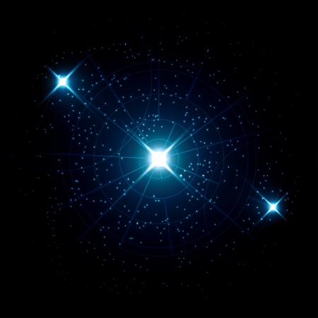universe. abstract digital background.のイラスト素材