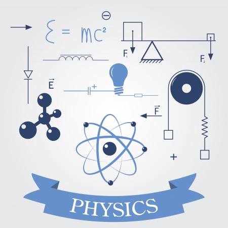 symbols of physicsのイラスト素材