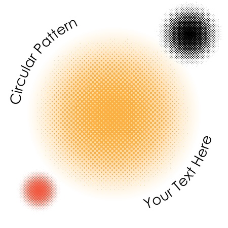 circular pattern. halftone background. eps10のイラスト素材