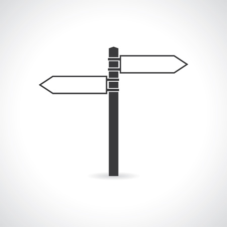 icon of signpost. のイラスト素材