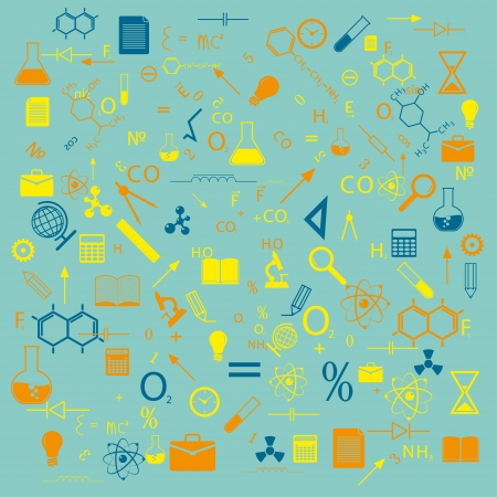 education and science  background vector  eps8のイラスト素材