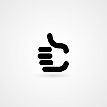 thumb up. hand icon. vector のイラスト素材