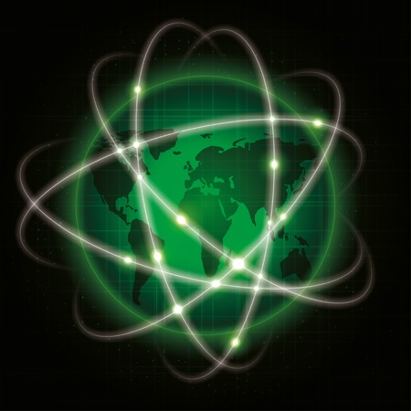 global network. abstract illustration. vector eps10のイラスト素材