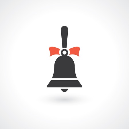 bell with ribbons. のイラスト素材