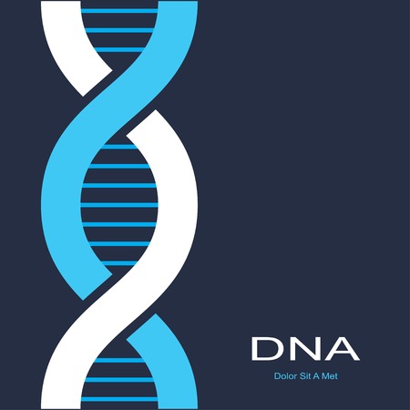 scientific background with symbol of dna. vector eps8のイラスト素材