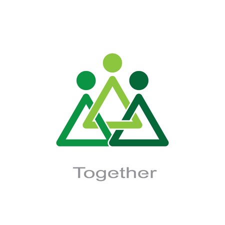 together symbol.のイラスト素材