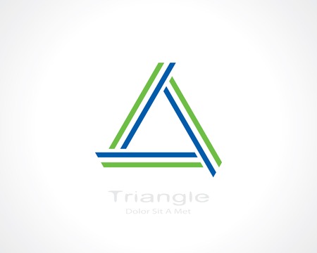 triangle abstract technology symbol. design template. vector eps8のイラスト素材