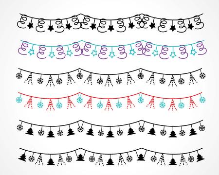 christmas decorationのイラスト素材