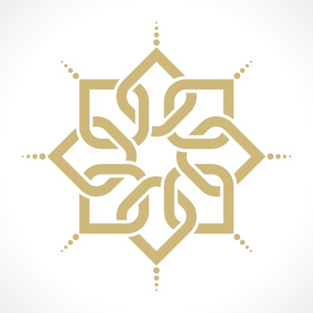 geometric arabic patternのイラスト素材