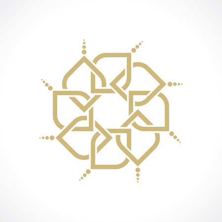 geometric arabic patternのイラスト素材