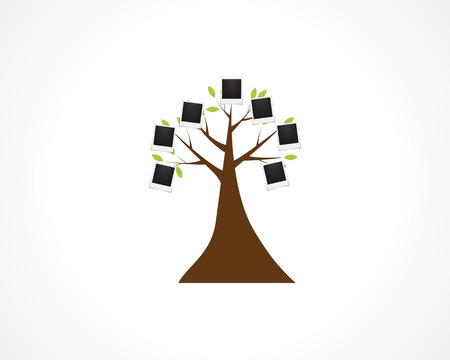 family tree blank templateのイラスト素材