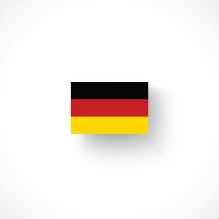 the flag of Germanyのイラスト素材