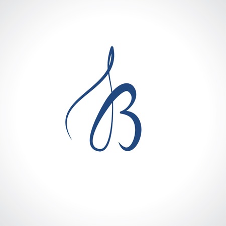 letter b. vector symbolのイラスト素材