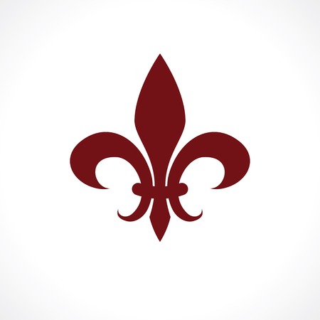 fleur de lis symbolのイラスト素材