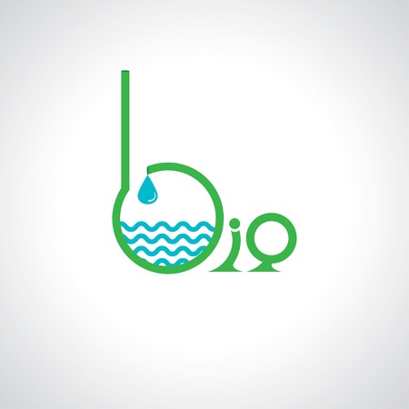 abstract bio symbolのイラスト素材