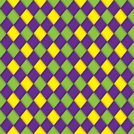 mardi gras seamless wicker patternのイラスト素材