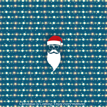 christmas background with santaのイラスト素材