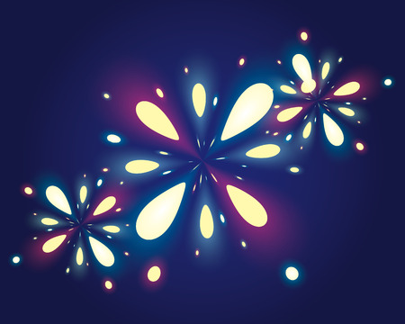 fireworksのイラスト素材