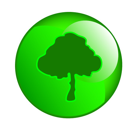 tree sphere iconのイラスト素材