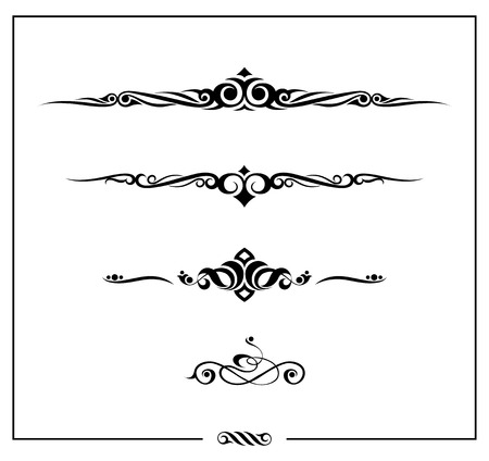 decoration elementsのイラスト素材