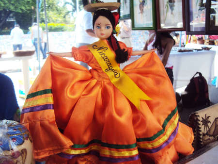 doll costume of nicaraguaのeditorial素材