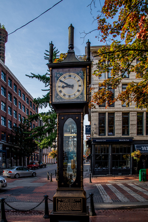 Steam clock in Vancouverのeditorial素材