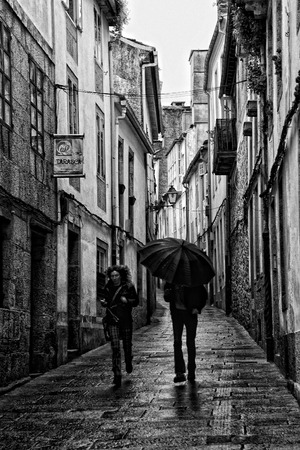 Streets of Santiago de Compostelaのeditorial素材