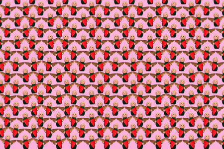 the angel with heart, Christmas toy, packaging background