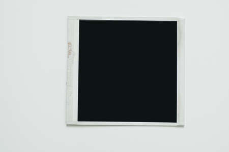 photo frames. Square frame template with shadows isolated on a white backgroundの写真素材