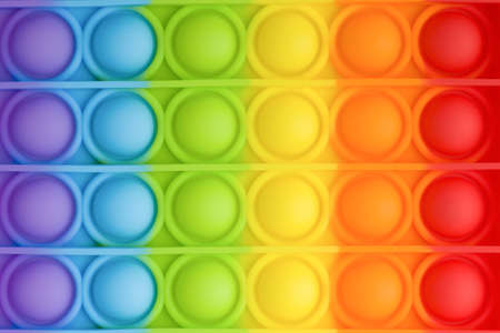 Silicone Pop it toy for children and adults close-up, anti-stress toy, trend 2021.