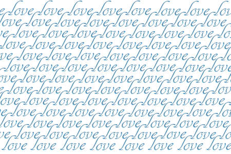 love inscription on a white background, seamless pattern for printing design.の写真素材