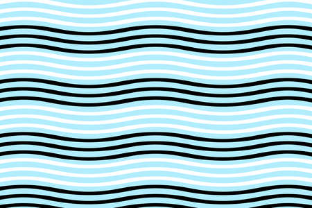 Seamless white and yellow waves of Optical illusion pattern, for Fabric Printing and Packaging.