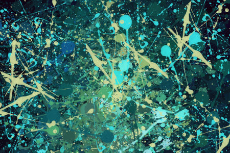 dream art style background, stylish blob colors.の写真素材