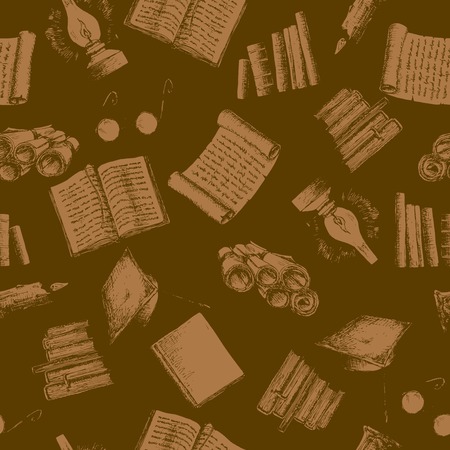 Education sketch backgroundのイラスト素材