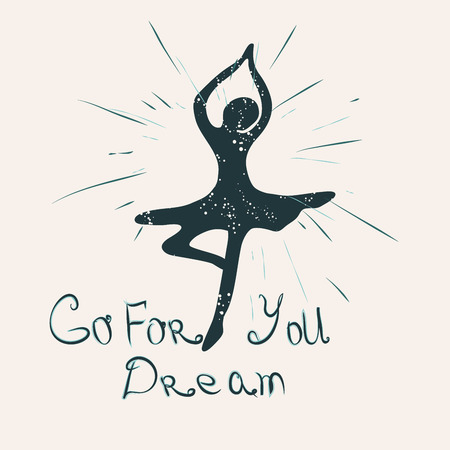 Hand drawn poster.のイラスト素材