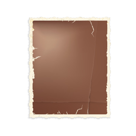Vector vintage blank photographs for photo framesのイラスト素材