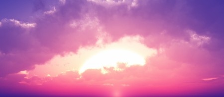 Beautiful sunsetの写真素材