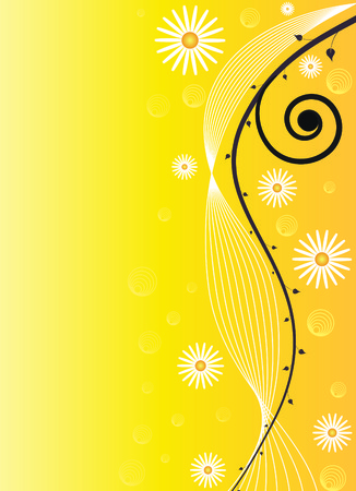 Floral pattern backgroundのイラスト素材