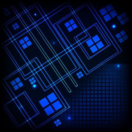 Abstract tech backgroundのイラスト素材