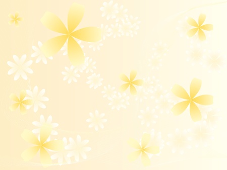 Beautiful floral backgroundのイラスト素材