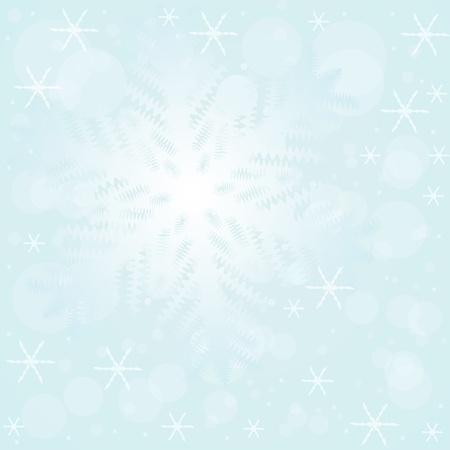 Beautiful snowflakes backgroundのイラスト素材