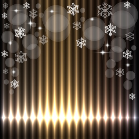 Beautiful christmas lights backgroundのイラスト素材