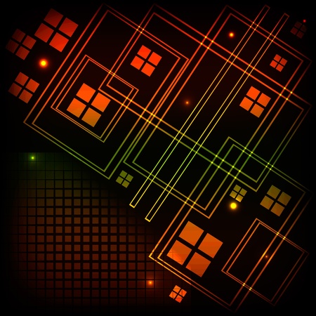 Abstract tech backgroundのイラスト素材
